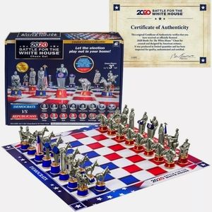 2020 president election chess set trump biden